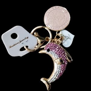 Louis Vuitton Trunks & Bags Charm, 35mm & Louis Vuitton Heart Shaped Zipper Pull
